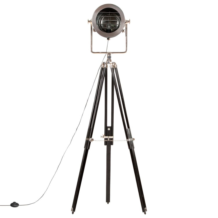 Vidaxl vloerlamp driepoot 171 cm massief mangohout zwart