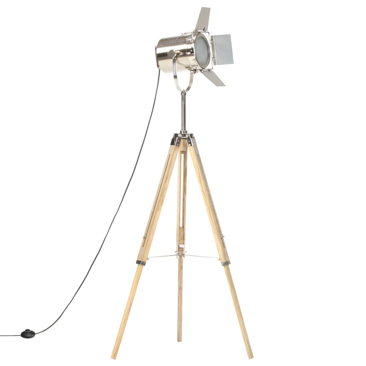 Vidaxl vloerlamp driepoot 140 cm massief mangohout