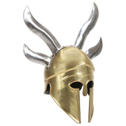 Vidaxl soldatenhelm grieks replica larp staal messingkleurig - afbeelding 1