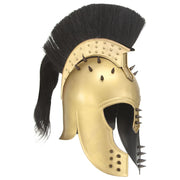 Vidaxl soldatenhelm grieks replica larp staal messingkleurig - afbeelding 1