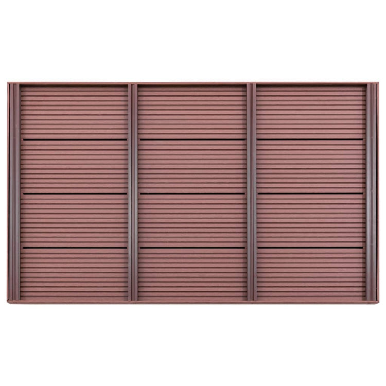Vidaxl vloerelement voor solardouche 101x63x5,5 cm hkc bruin