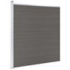 Vidaxl schutting 175x186 cm hkc grijs