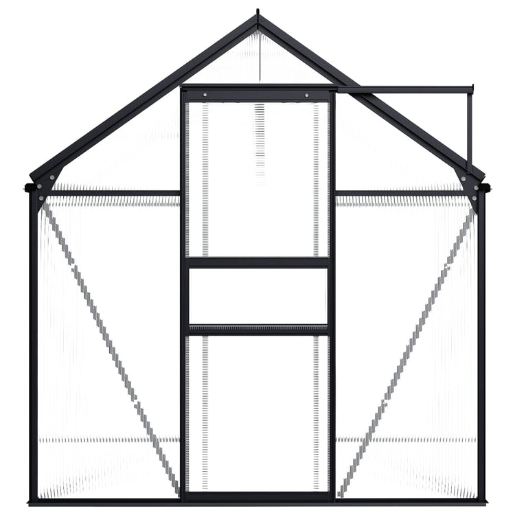 VidaXL Tuinkas 4,75 m² aluminium antracietkleurig