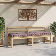 Vidaxl palletvloerkussen 120x40x7 cm katoen taupe - afbeelding 3