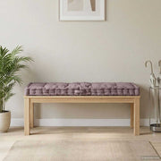 Vidaxl palletvloerkussen 120x40x7 cm katoen taupe - afbeelding 1