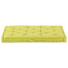 VidaXL Palletvloerkussen 120x40x7 cm katoen groen