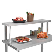 Vidaxl verhoging voor werktafel 120x30x35 cm roestvrij staal - afbeelding 3