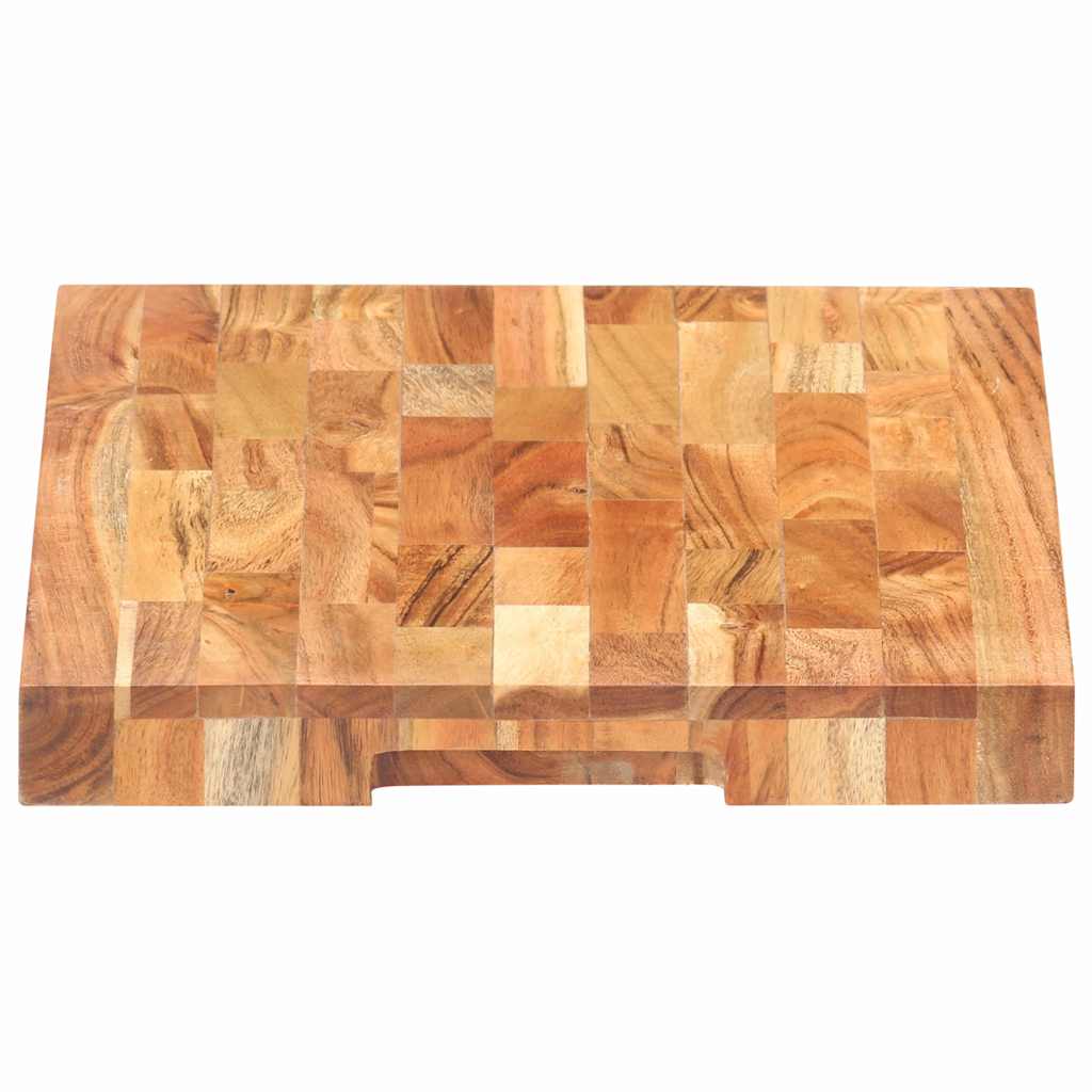 Vidaxl hakblok 40x30x4 cm massief acaciahout