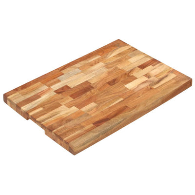 Vidaxl hakblok 60x40x4 cm massief acaciahout