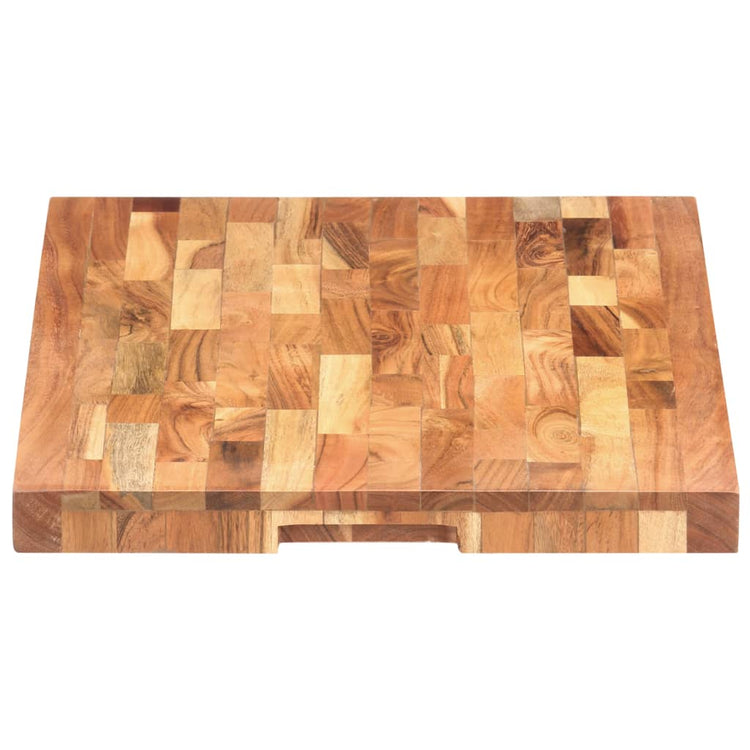 Vidaxl hakblok 60x40x4 cm massief acaciahout