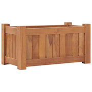 Vidaxl plantenbak verhoogd 50x25x25 cm massief teakhout - afbeelding 2