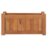 Vidaxl plantenbak verhoogd 50x25x25 cm massief teakhout - afbeelding 3