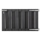 Vidaxl poort 100x60 cm hkc grijs
