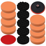 Vidaxl 14-delige polijstpadset 150 mm - afbeelding 1