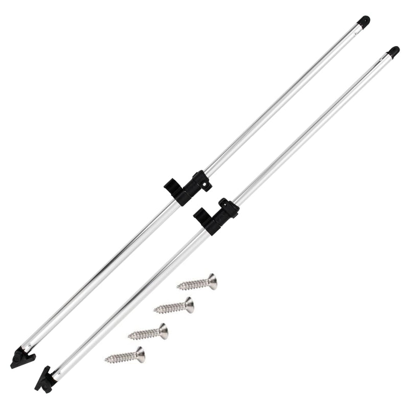 Vidaxl biminitop steunpalen 2 st aluminium
