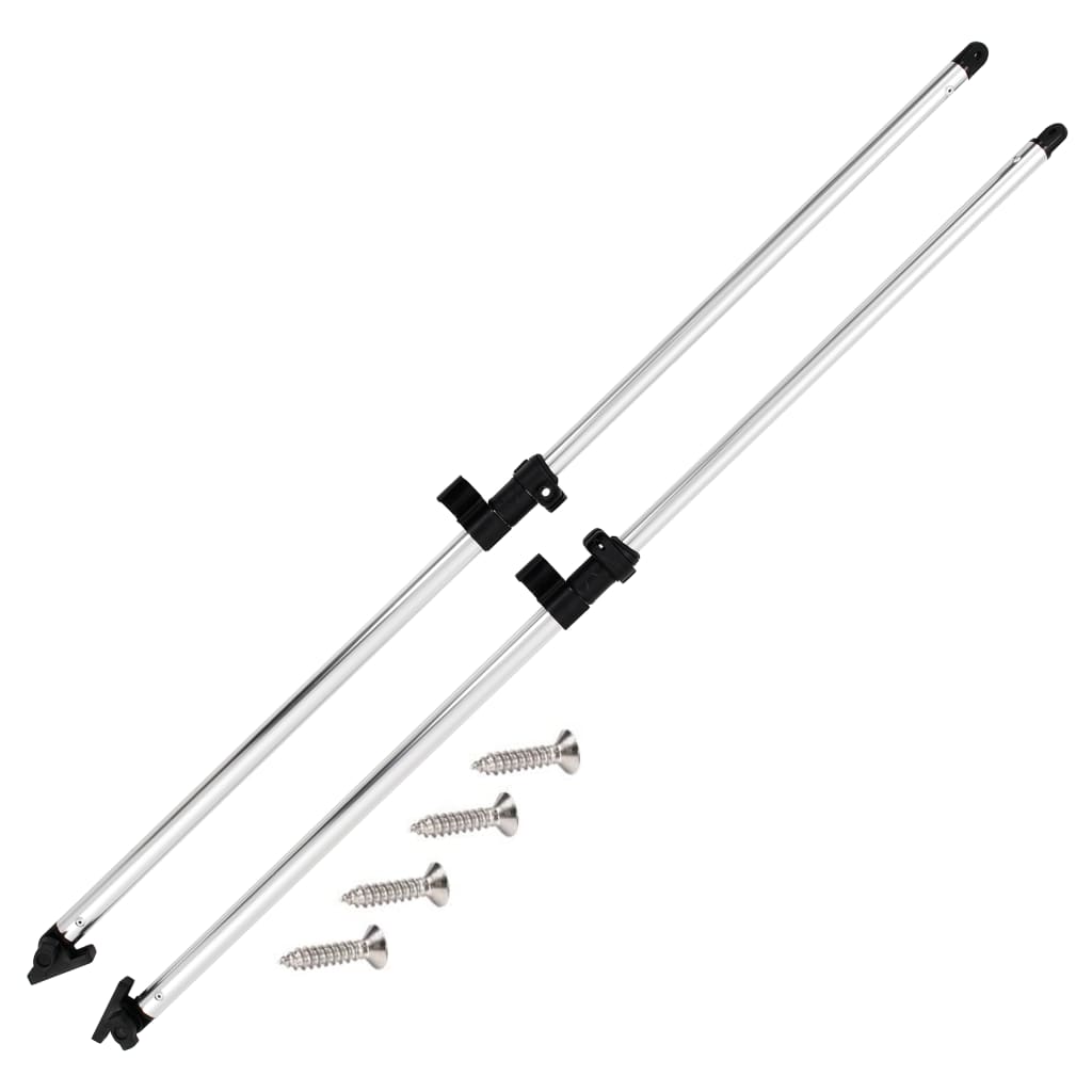 Vidaxl biminitop steunpalen 2 st aluminium