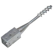 Vidaxl grondpinnen 6 st 7x7x56 cm gegalvaniseerd staal zilverkleurig - afbeelding 3
