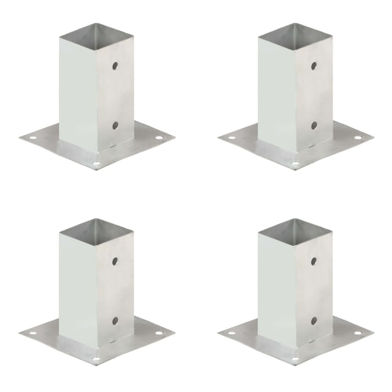 Vidaxl paalankers 4 st 71 mm gegalvaniseerd metaal
