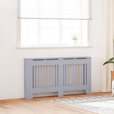 Vidaxl radiatorombouw 152x19x81,5 cm mdf antraciet