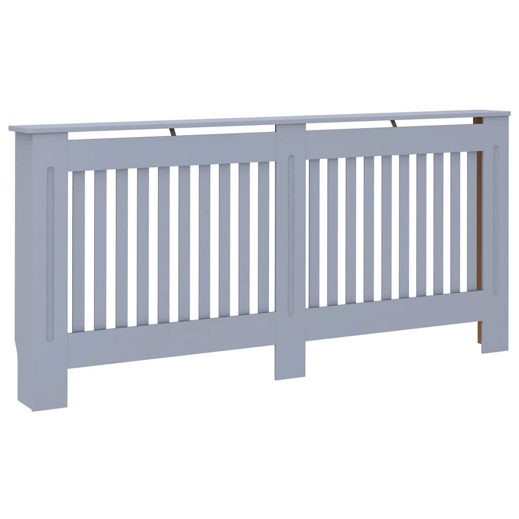Vidaxl radiatorombouw 172x19x81,5 cm mdf antraciet