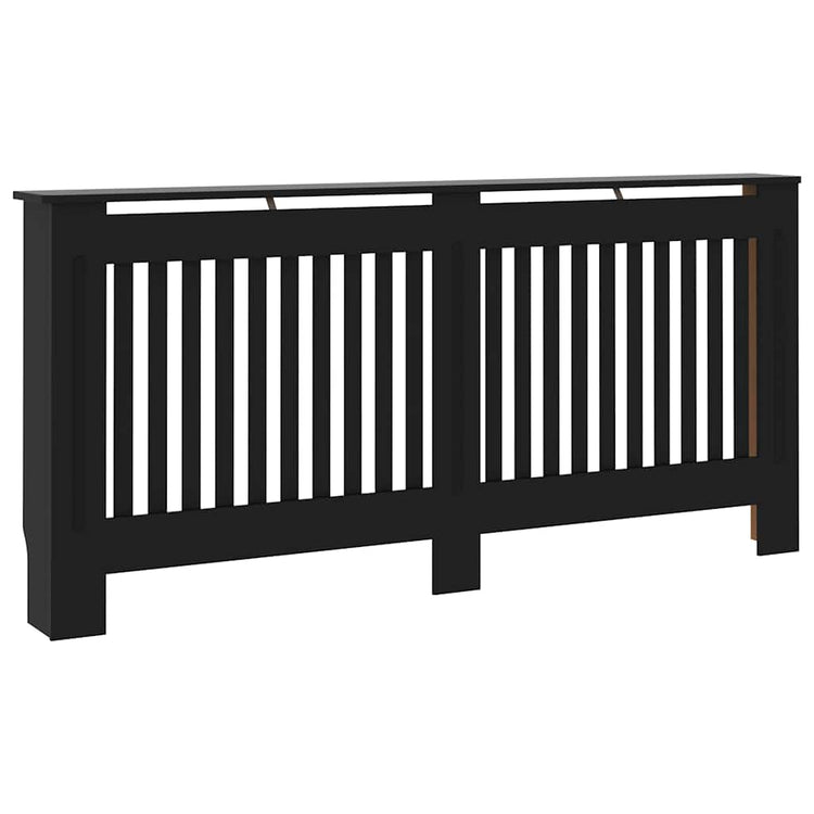 Vidaxl radiatorombouw 172x19x81,5 cm mdf zwart