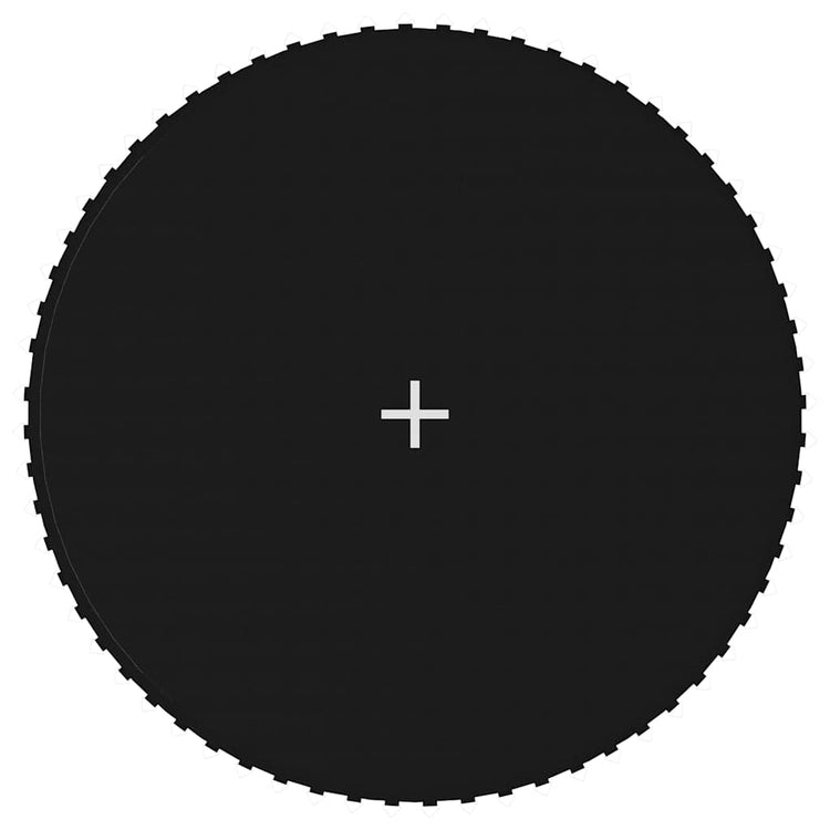 Vidaxl springmat voor 12 feet 3,66 m ronde trampoline stof zwart
