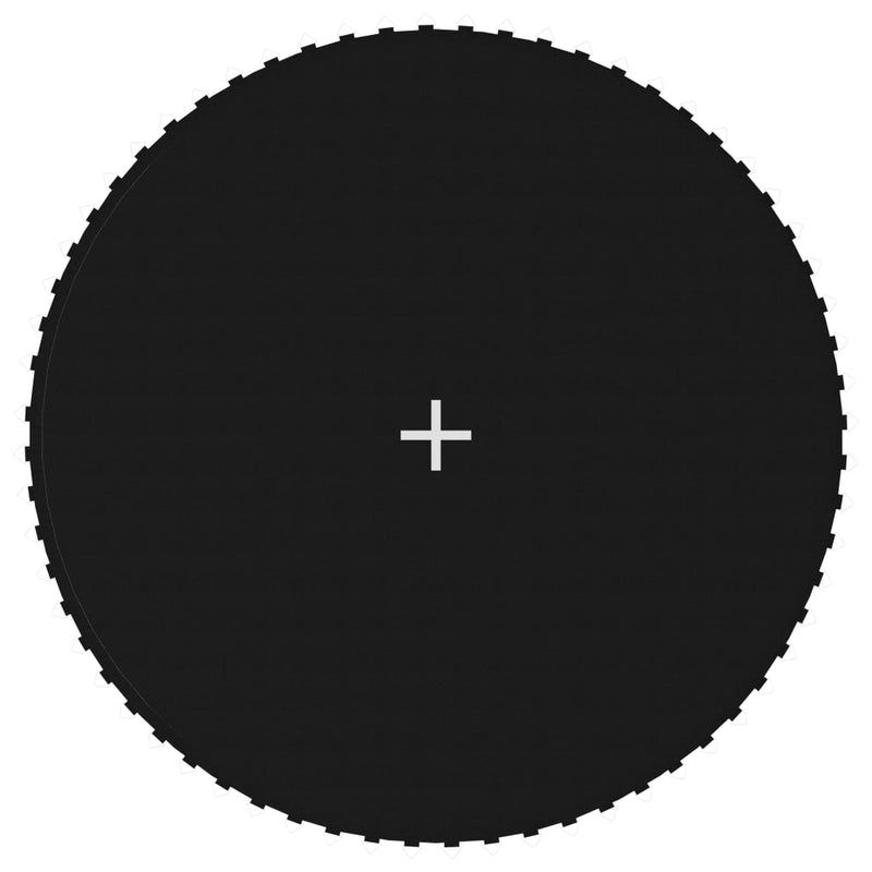 Vidaxl springmat voor 12 feet 3,66 m ronde trampoline stof zwart