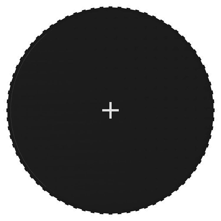Vidaxl springmat voor 13 feet 3,96 m ronde trampoline stof zwart