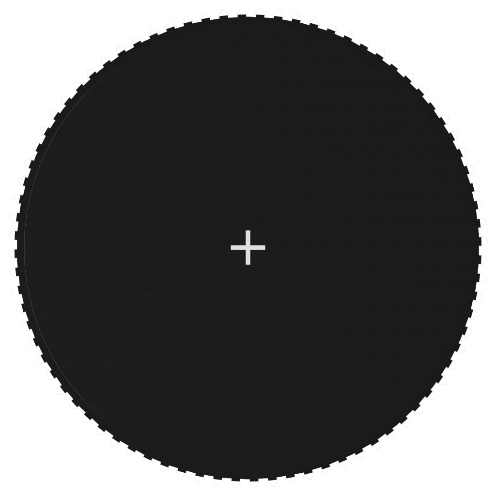Vidaxl springmat voor 14 feet 4,27 m ronde trampoline stof zwart