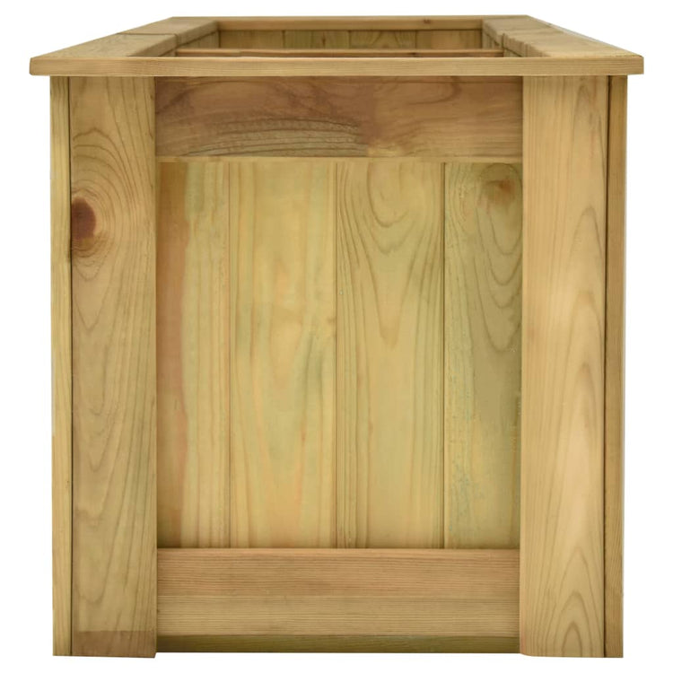 VidaXL Plantenbak verhoogd 196x50x50 cm geïmpregneerd grenenhout