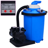 Vidaxl zandfilterpomp met timer 550 w 50 l - afbeelding 1