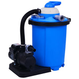 Vidaxl zandfilterpomp met timer 550 w 50 l - afbeelding 2