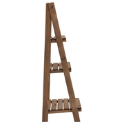 Vidaxl plantenstandaard 3-laags met bord 40x30x90 cm massief vurenhout - afbeelding 3