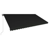 VidaXL Luifel automatisch uittrekbaar 600x300 cm antraciet - afbeelding 2