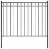 Vidaxl tuinhek staal 1,81x1,2 m zwart
