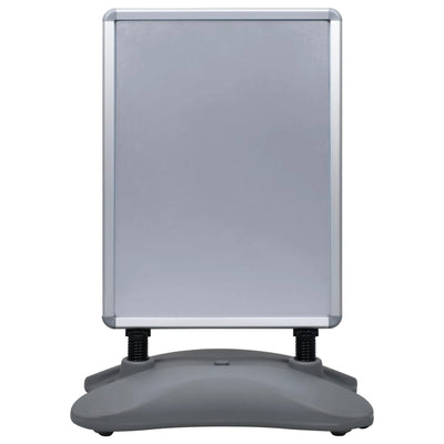 Vidaxl posterstandaard a1 waterdicht aluminiumlegering grijs