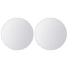 Vidaxl 16 st spiegeltegels rond glas