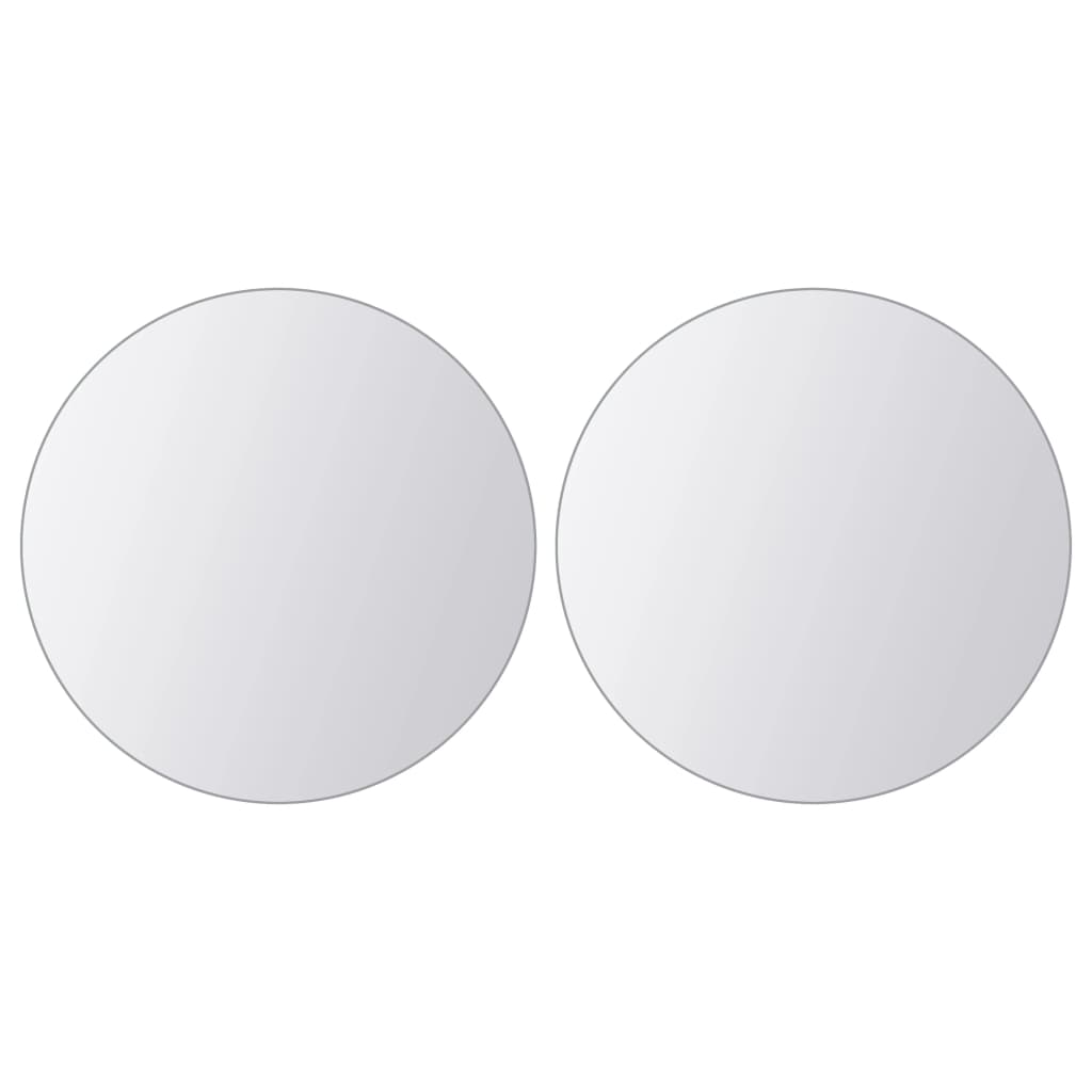 Vidaxl 16 st spiegeltegels rond glas