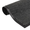 Vidaxl droogloopmatten 2 st rechthoekig getuft 40x60 cm antraciet