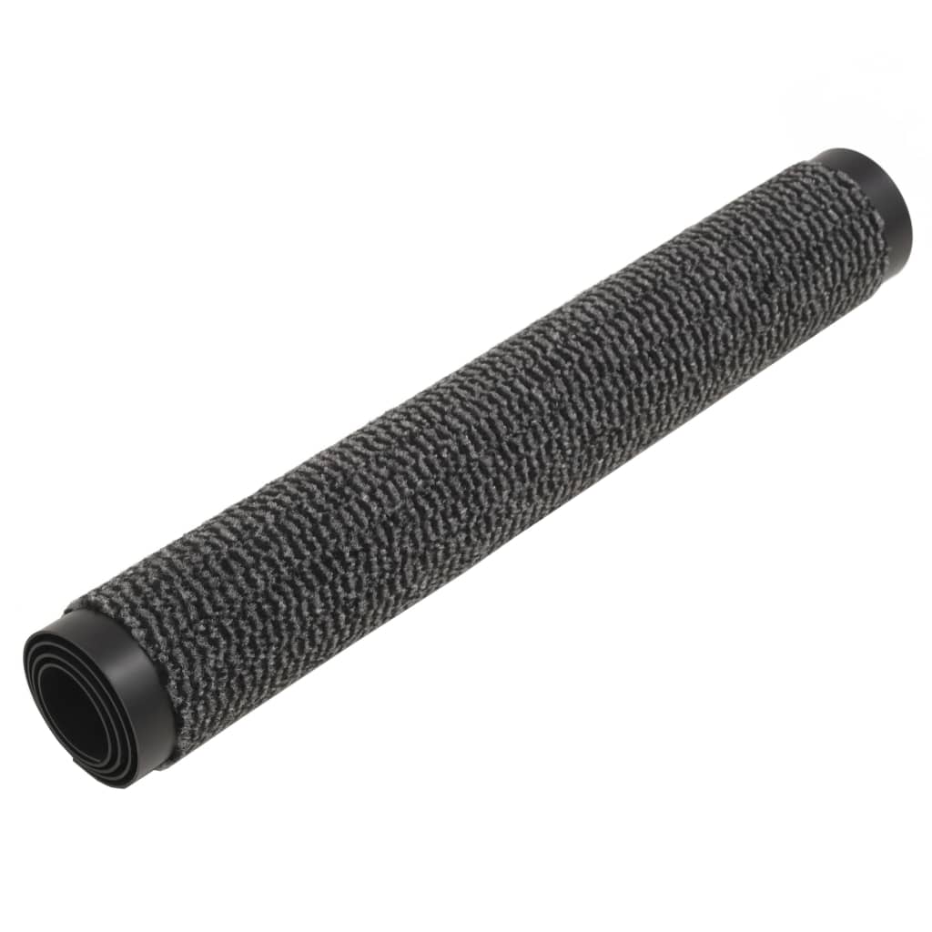 Vidaxl droogloopmatten 2 st rechthoekig getuft 40x60 cm antraciet