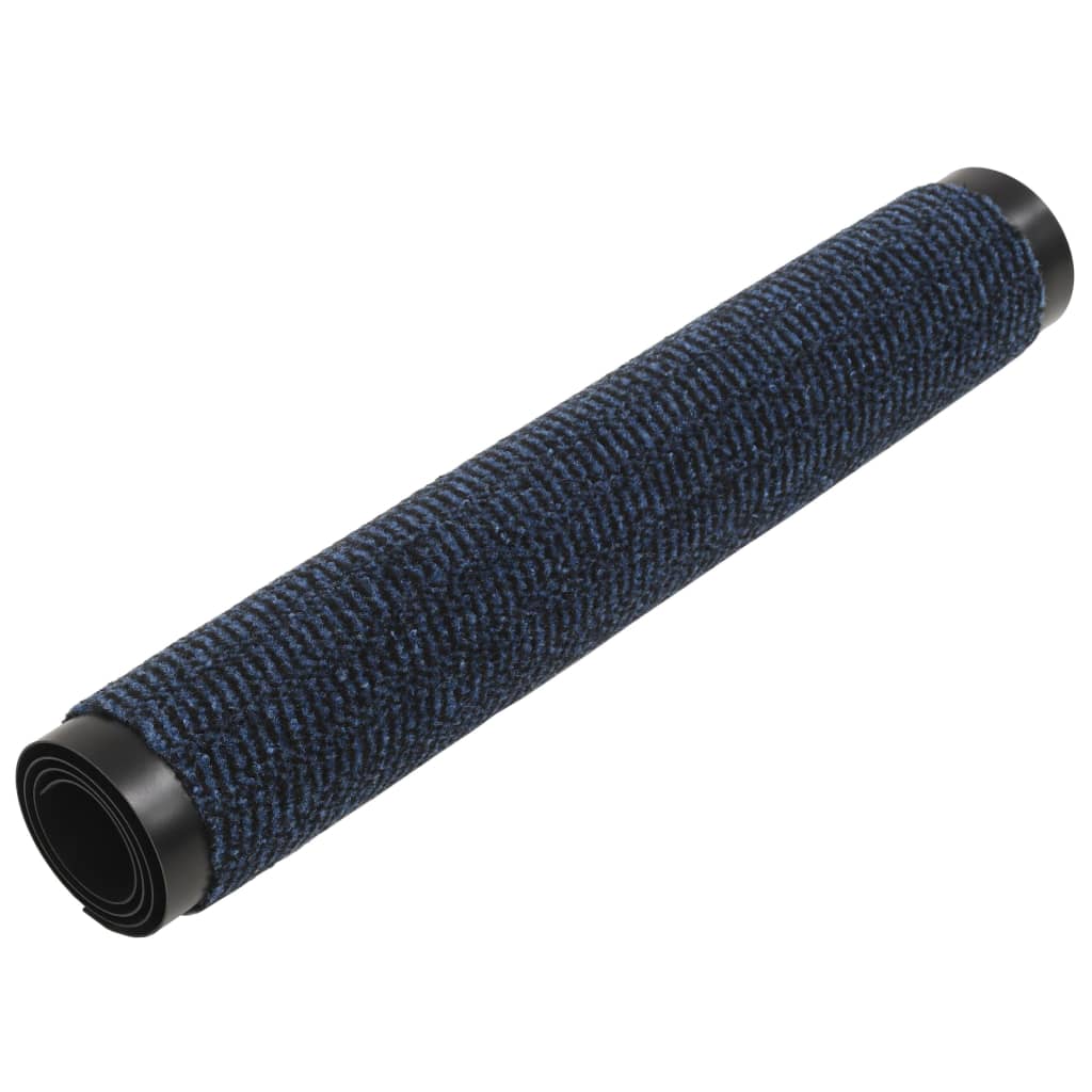 Vidaxl droogloopmatten 2 st rechthoekig getuft 40x60 cm blauw