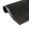 Vidaxl droogloopmatten 2 st rechthoekig getuft 80x120 cm zwart