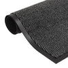 Vidaxl droogloopmatten 2 st rechthoekig getuft 120x180 cm antraciet