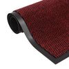 Vidaxl droogloopmatten 2 st rechthoekig getuft 120x180 cm rood