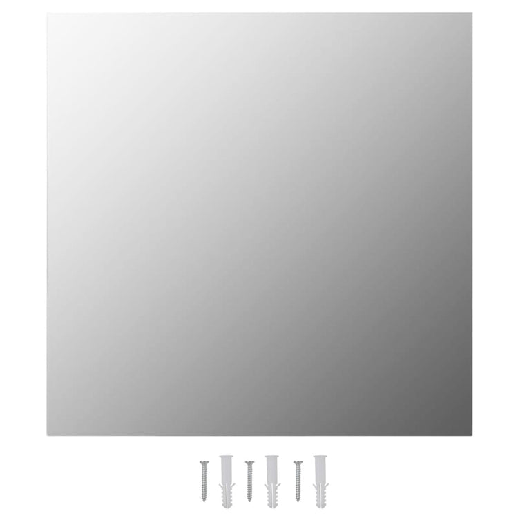 Vidaxl wandspiegels 2 st vierkant 40x40 cm glas