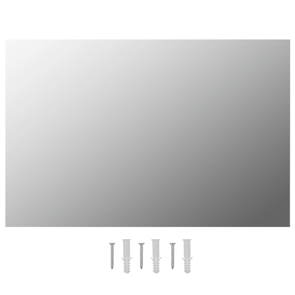 Vidaxl wandspiegels 2 st rechthoekig 60x40 cm glas