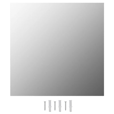 Vidaxl wandspiegels 2 st vierkant 60x60 cm glas