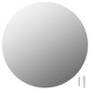 Vidaxl wandspiegels 2 st rond 40 cm glas