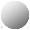 Vidaxl wandspiegels 2 st rond 70 cm glas