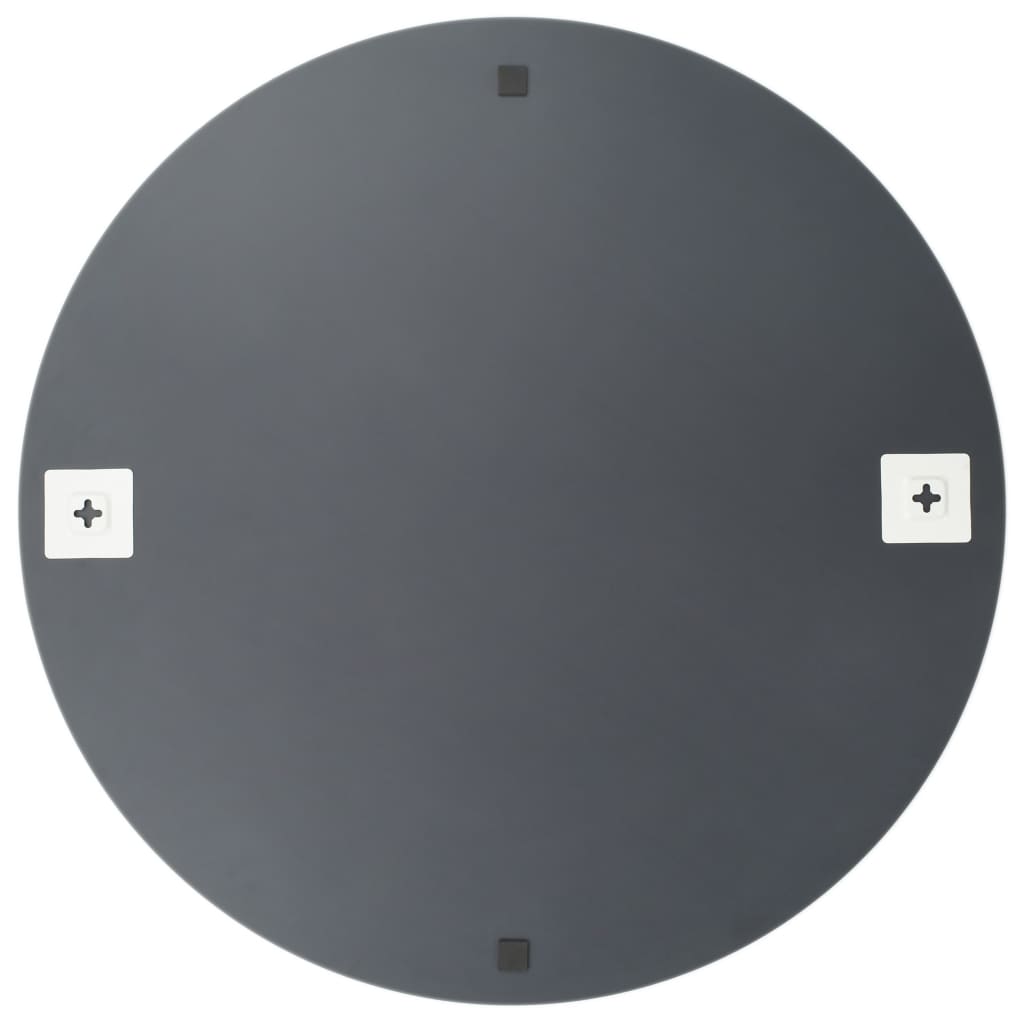 Vidaxl wandspiegels 2 st rond 70 cm glas